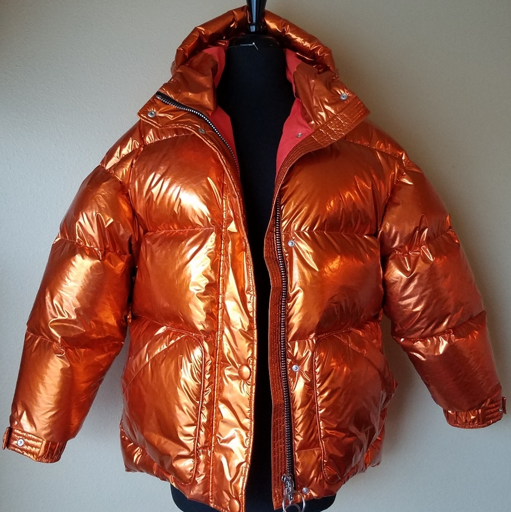 IENKI IENKI Michlin Oversized Shiny Puffer Coat